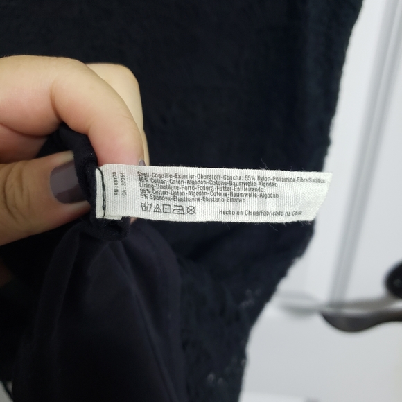 FREE PEOPLE Intimately Black Lace High Low Dress - Picture 9 of 13